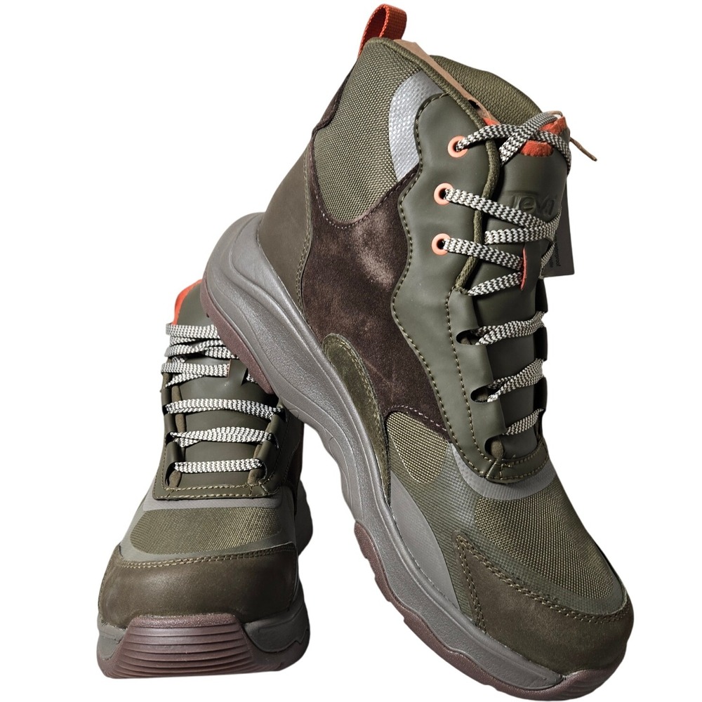 Teva Men's Geotrecca RP‎ Dark Olive Desert Taupe Hiking Boots Size 9